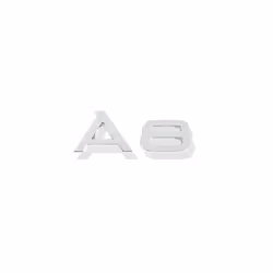 Car Decor 3D ABS A1 A3 A4 A5 A6 A7 A8 Car Logo Letter Number Sticker Rear - 1