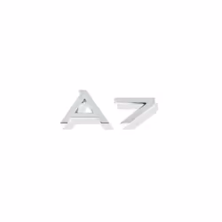 Car Decor 3D ABS A1 A3 A4 A5 A6 A7 A8 Car Logo Letter Number Sticker Rear - 3
