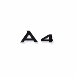 Car Decor 3D ABS A1 A3 A4 A5 A6 A7 A8 Car Logo Letter Number Sticker Rear - 10