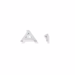 Car Decor 3D ABS A1 A3 A4 A5 A6 A7 A8 Car Logo Letter Number Sticker Rear - 13