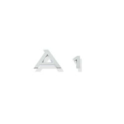 Car Decor 3D ABS A1 A3 A4 A5 A6 A7 A8 Car Logo Letter Number Sticker Rear - 13