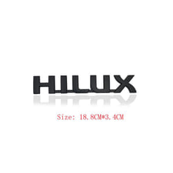 3D ABS HILUX Logo For Toyota Hilux Revo Emblem  Rear Trunk Badge Sticker - D