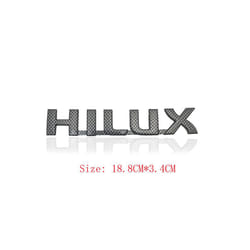3D ABS HILUX Logo For Toyota Hilux Revo Emblem  Rear Trunk Badge Sticker - B