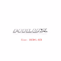 3D ABS HILUX Logo For Toyota Hilux Revo Emblem Rear Trunk Badge Sticker - A