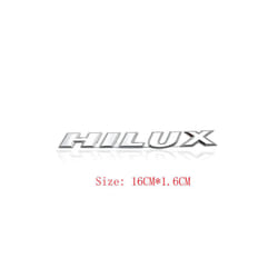 3D ABS HILUX Logo For Toyota Hilux Revo Emblem  Rear Trunk Badge Sticker - A