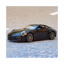 1:24 Porsche 911 Carrera 4S Coupe Alloy Sports Car Model Diecasts Metal - Black
