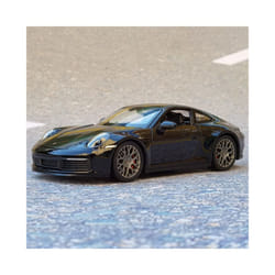 1:24 Porsche 911 Carrera 4S Coupe Alloy Sports Car Model Diecasts Metal - Black