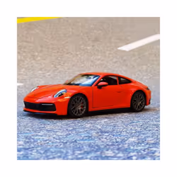 1:24 Porsche 911 Carrera 4S Coupe Alloy Sports Car Model Diecasts Metal - Black