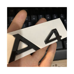 3d ABS Logo Allroad Letters Car Fender Emblem Trunk Badge For Audi Allroad - A4 Glossy Black