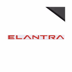 3D Metal For ELANTRA 2020 2021 2022 Hybrid Letter Emblem Car Rear Trunk - 2