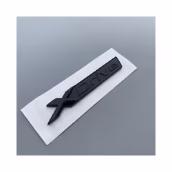 New ABS Car Fender Badge Rear Trunk Sticker Logo Xdrive Emblem For BMW - New Black