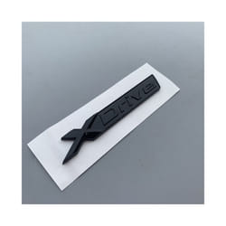 New ABS Car Fender Badge Rear Trunk Sticker Logo Xdrive Emblem For BMW - New Black