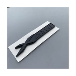 New ABS Car Fender Badge Rear Trunk Sticker Logo Xdrive Emblem For BMW - Old Black