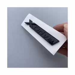 New ABS Car Fender Badge Rear Trunk Sticker Logo Xdrive Emblem For BMW - Old Black