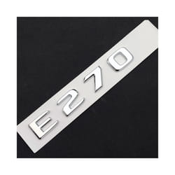 3D ABS Chrome Silver Car Rear Trunk Badge Decal Emblem Letters Sticker - E 270