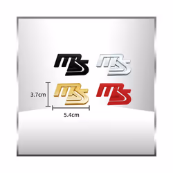 Car Styling Car Side Fender Rear Trunk Emblem Sticker Front Grille Badge - 7