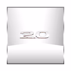 3D Metal 2.0 2.5 AWD Logo Car Side Fender Rear Trunk Emblem Sticker For - 14