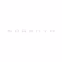 3D ABS SORENTO Letter Logo Rear Bumper Tail Trunk Sticker Car Styling - 3