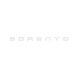 3D ABS SORENTO Letter Logo Rear Bumper Tail Trunk Sticker Car Styling - 3