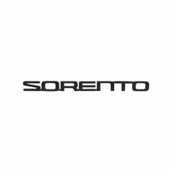 3D ABS SORENTO Letter Logo Rear Bumper Tail Trunk Sticker Car Styling - 2