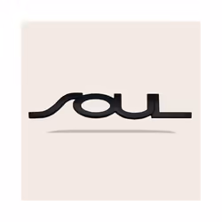 1PCS Car styling 3D Metal Sticker Emblem Rear Trunk Body Decal For Kia - Matte silver