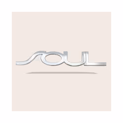 1PCS Car styling 3D Metal Sticker Emblem Rear Trunk Body Decal For Kia - Bright silver