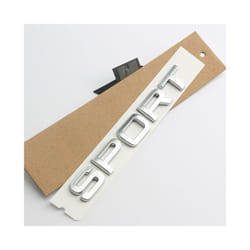 3D Range Rover Logo Car Trunk Front Grill Emblem For Rover Range Rover - Sport Matte Silver