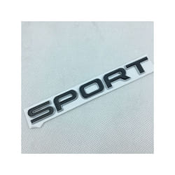 3D Range Rover Logo Car Trunk Front Grill Emblem For Rover Range Rover - Sport Black Silver