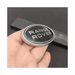 3D Range Rover Logo Car Trunk Front Grill Emblem For Rover Range Rover - Sport Red Silver