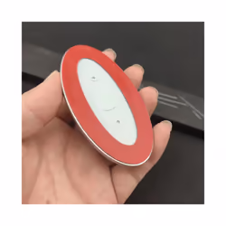 3D Range Rover Logo Car Trunk Front Grill Emblem For Rover Range Rover - Sport Red Silver