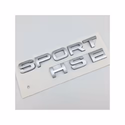 3D Range Rover Logo Car Trunk Front Grill Emblem For Rover Range Rover - SportHSE Matt Silver