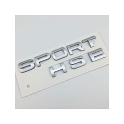 3D Range Rover Logo Car Trunk Front Grill Emblem For Rover Range Rover - SportHSE Matt Silver