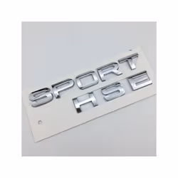3D Range Rover Logo Car Trunk Front Grill Emblem For Rover Range Rover - Sport HSE Chrome