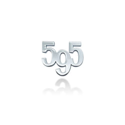 3D Metal Car Body Side Rear Trunk Badge Fender Emblem Sticker For 500 - 1