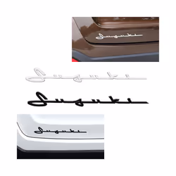 Car Styling 3D ABS Plastic Letter Logo Emblem Rear Trunk Badge Fender - 2