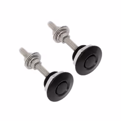 4pcs Universal Car Latch Push Button Billet Quick Release Fasteners Front - 2PCS