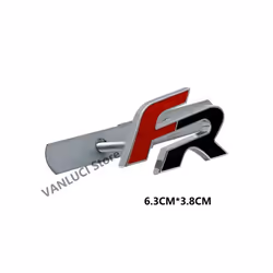 3D FR Emblem Sports Style Car Grill Alloy Badge Body Sticker For Alhambra - style 11