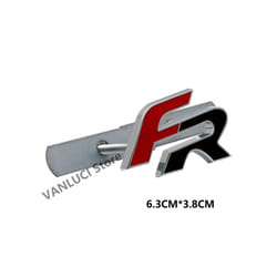 3D FR Emblem Sports Style Car Grill Alloy Badge Body Sticker For Alhambra - style 11