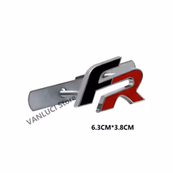 3D FR Emblem Sports Style Car Grill Alloy Badge Body Sticker For Alhambra - style 12