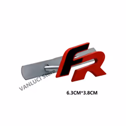 3D FR Emblem Sports Style Car Grill Alloy Badge Body Sticker For Alhambra - style 16