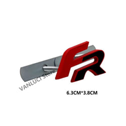 3D FR Emblem Sports Style Car Grill Alloy Badge Body Sticker For Alhambra - style 15