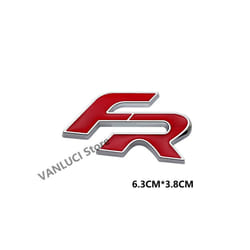 3D FR Emblem Sports Style Car Grill Alloy Badge Body Sticker For Alhambra - style 1
