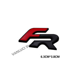 3D FR Emblem Sports Style Car Grill Alloy Badge Body Sticker For Alhambra - style 5