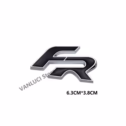 3D FR Emblem Sports Style Car Grill Alloy Badge Body Sticker For Alhambra - style 2