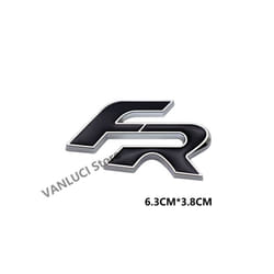 3D FR Emblem Sports Style Car Grill Alloy Badge Body Sticker For Alhambra - style 2