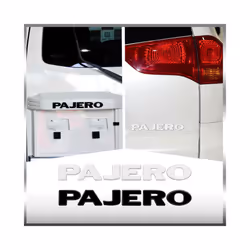1Pcs 3D Metal Letter Logo Truck Car Badge Emblem Sticker For Pajero V31 - 1