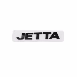 Car Rear Trunk Letters Logo Badge Emblem Decals Styling Sticker For VW - Gloss black