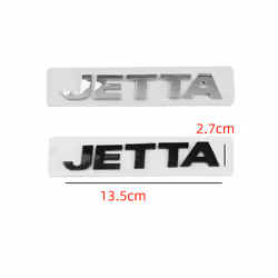 Car Rear Trunk Letters Logo Badge Emblem Decals Styling Sticker For VW - Gloss black