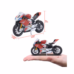 Maisto Ducati Panigale V4 S Corse 1:18 Scale Alloy Motorcycle Diecast - SUPER NAKED V4 S