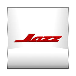 3D Car Styling For Jazz Chrome Metal Letter Logo Emblem Rear Trunk Badge - Red